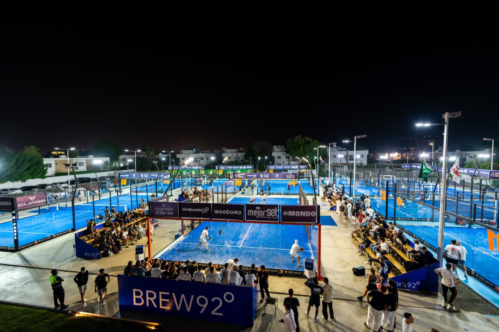 B-Padel tournament action in Jeddah
